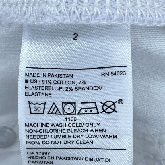 NWT Old Navy Rockstar Super Skinny White Pull-On Jeggings Jeans LYCRA Women's 2 - Picture 6 of 8